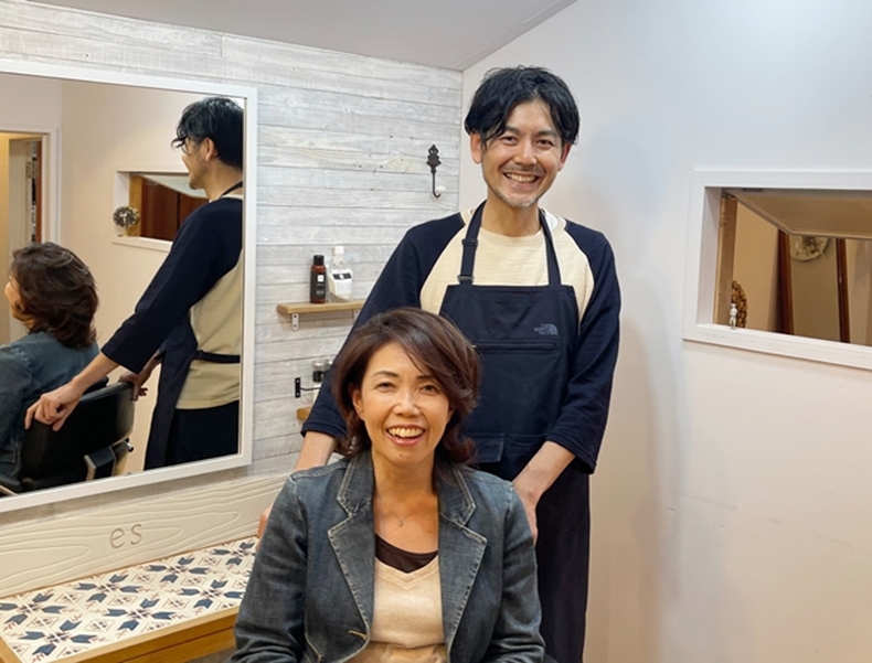 練馬区平和台で人気の美容院・美容室ならes hair salon（エスヘアーサロン）へ！